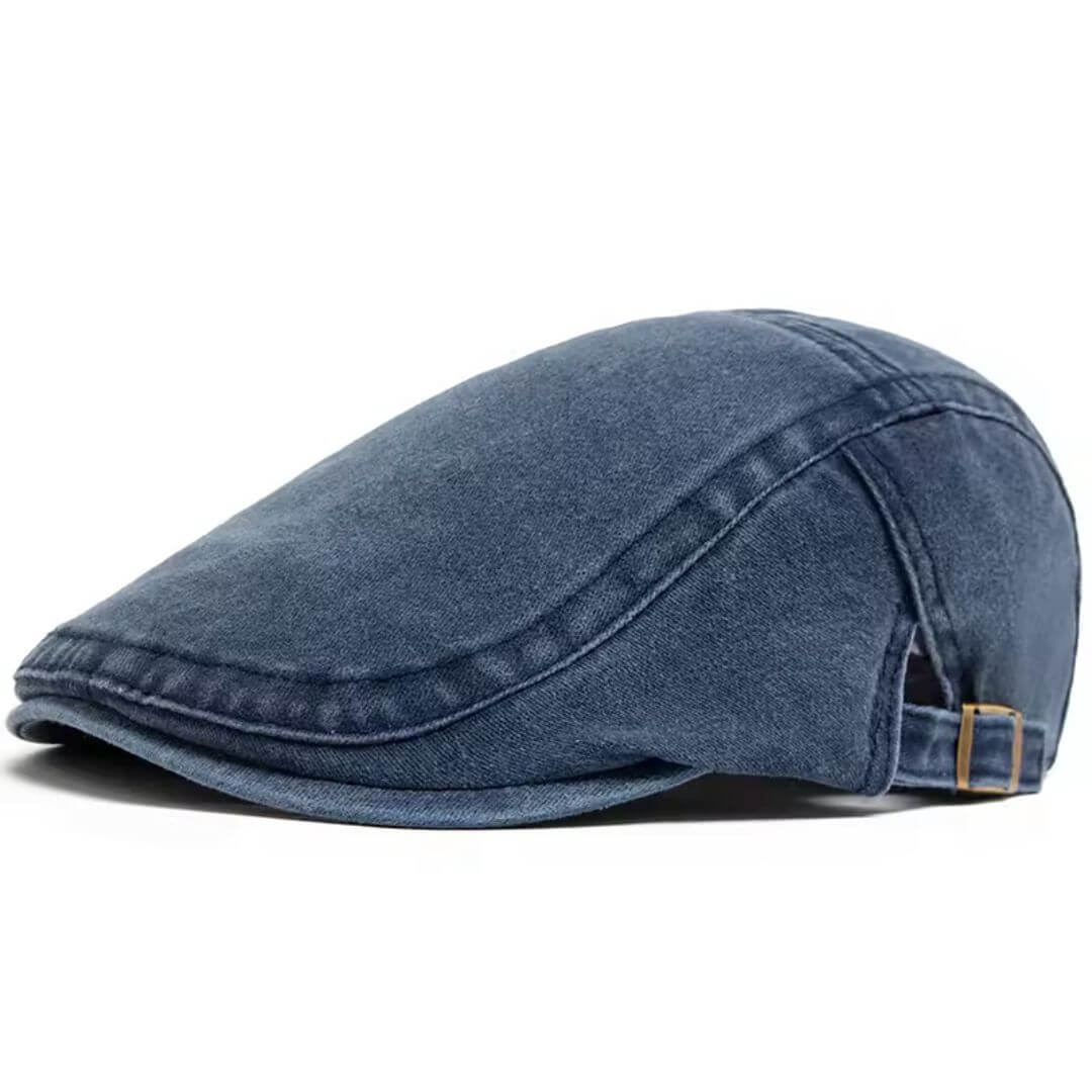 Cappello Piatto in Denim Lavato | DALLAS