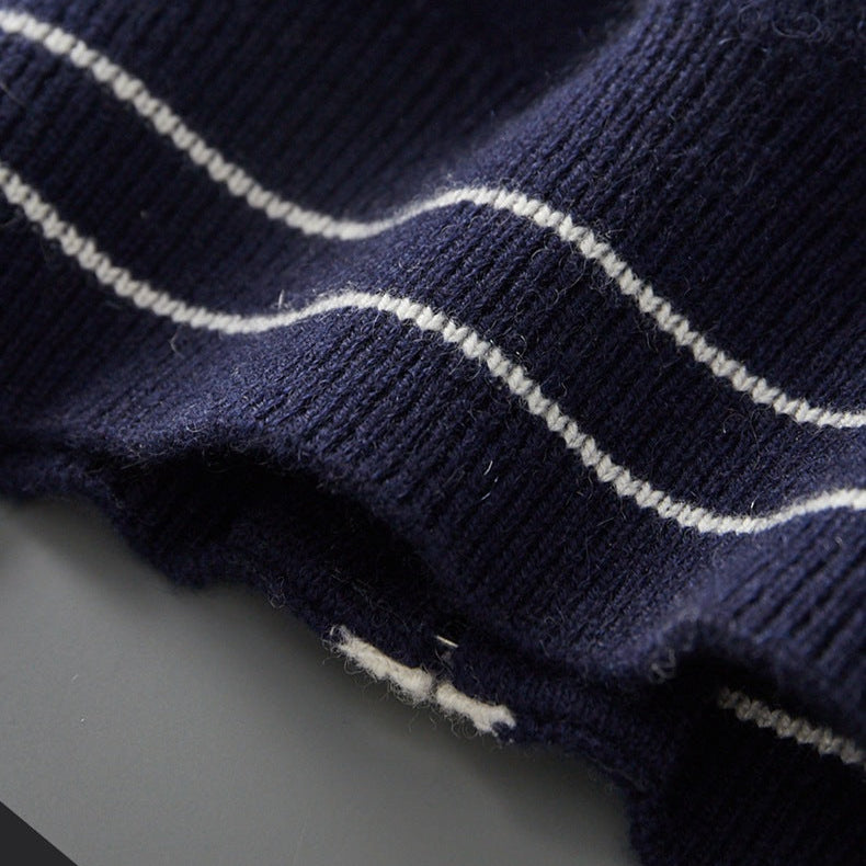 Cardigan Polo in Cashmere Winston