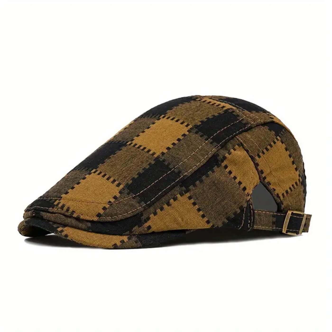 Cappello Piatto a Quadri | COVINGTON