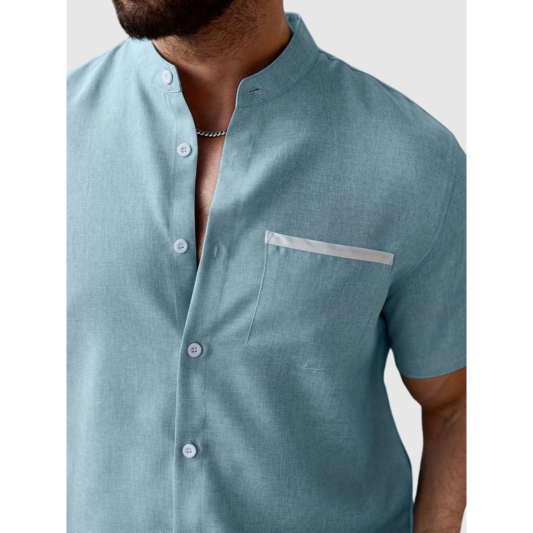 Felix Grant Camicia Henley Estiva