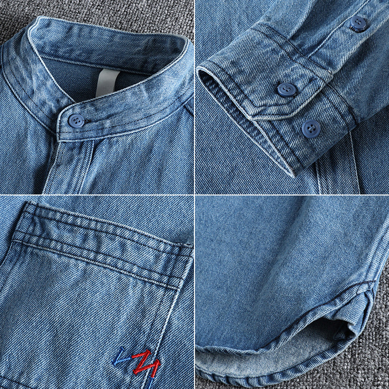 Camicia in Denim Lavato Felix Grant per la Primavera