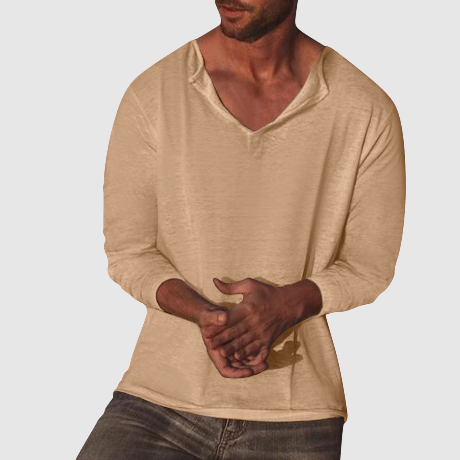 Camicia V-Neck Essenziale Lorenzo Vitali
