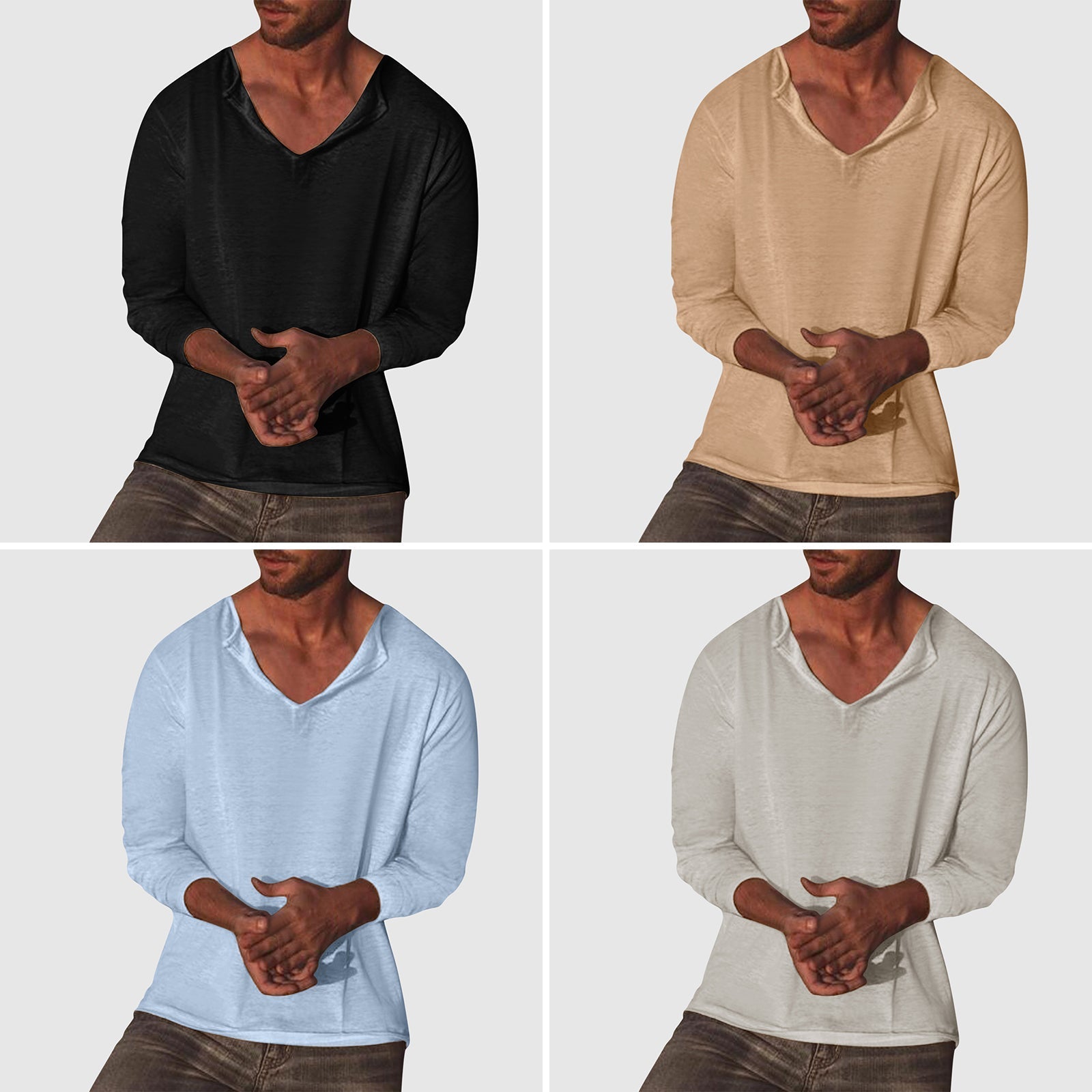 Camicia V-Neck Essenziale Lorenzo Vitali