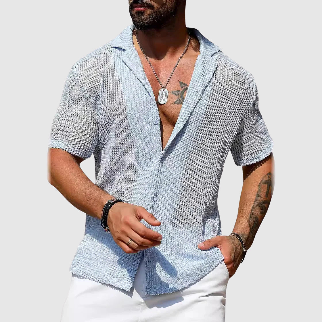 Camicia a Maglia Hollow Lorenzo Vitali