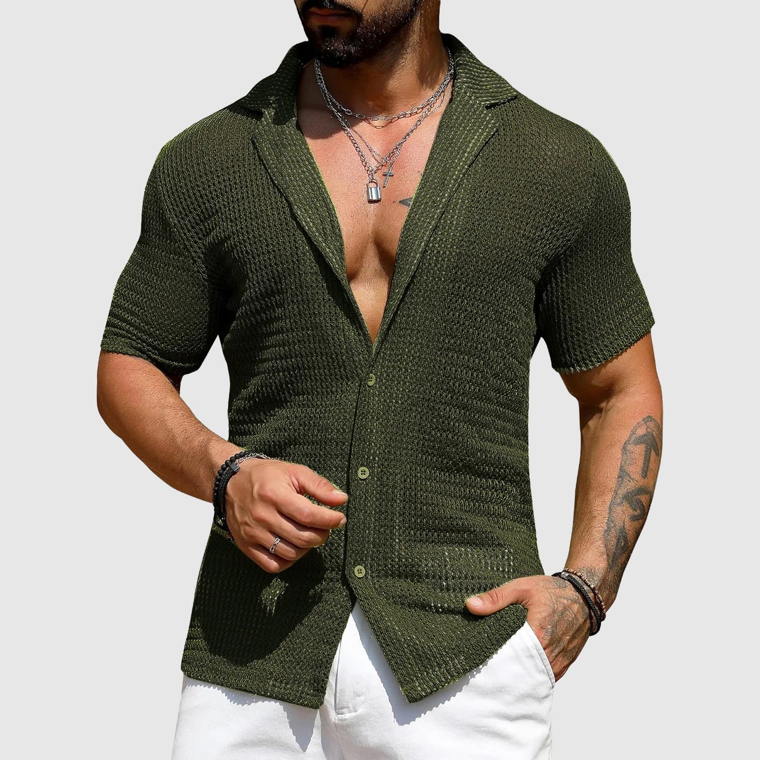 Camicia a Maglia Hollow Lorenzo Vitali