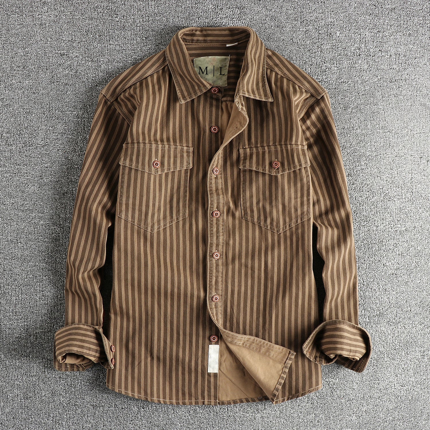 Camicia Buttoned a Strisce Vintage Lorenzo Vitali