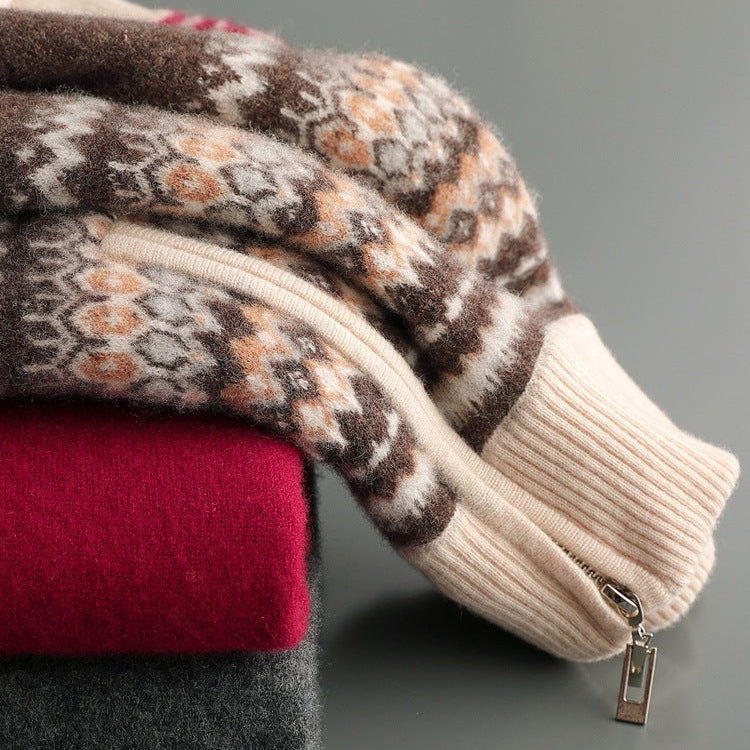 Maglione Half-Zip 100% Cashmere Evan