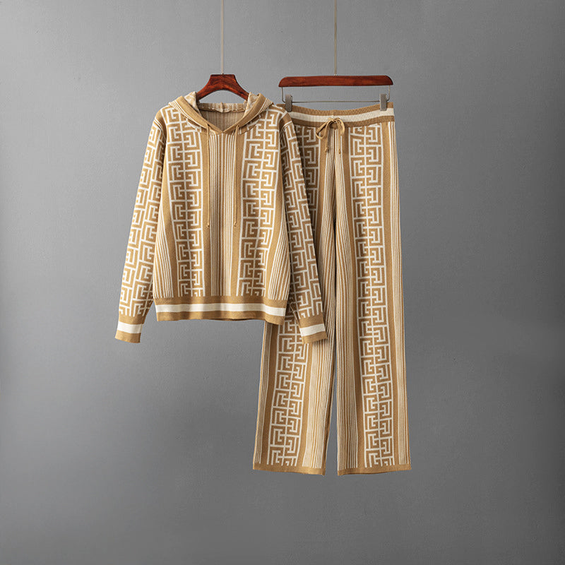 Set di 2 Pezzi in Maglia Luxe Maze