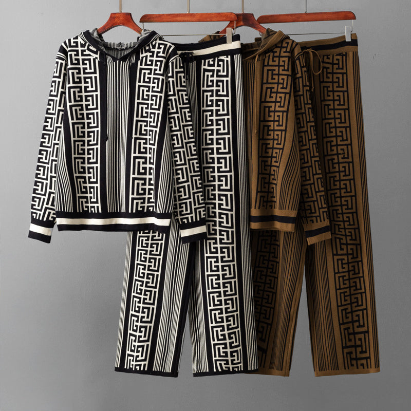 Set di 2 Pezzi in Maglia Luxe Maze