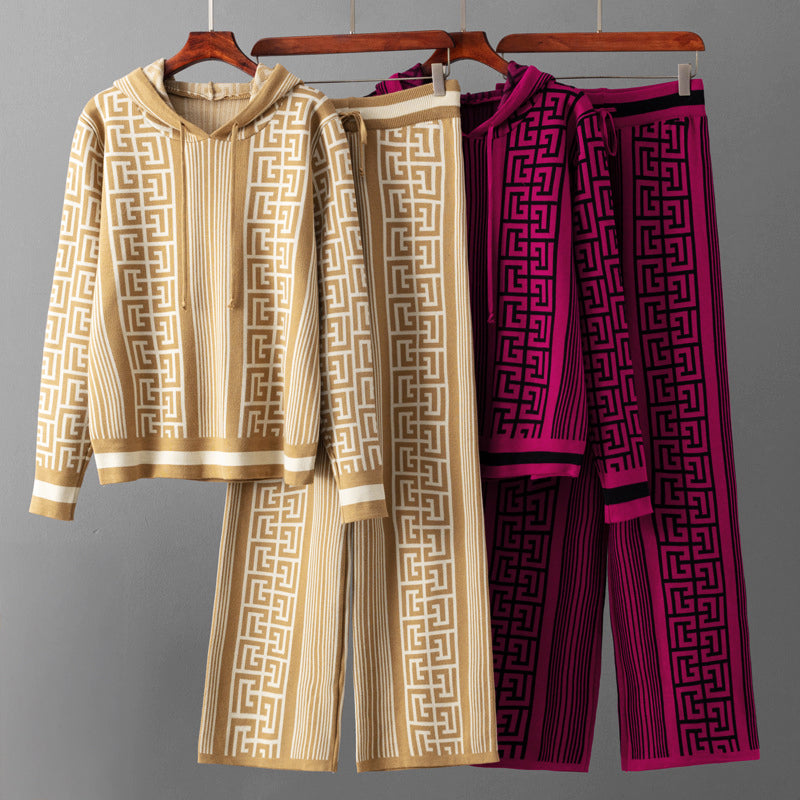 Set di 2 Pezzi in Maglia Luxe Maze