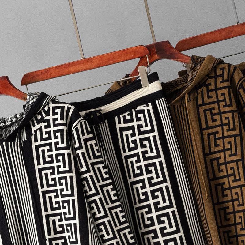 Set di 2 Pezzi in Maglia Luxe Maze