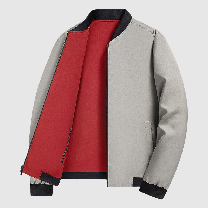 Giubbotto aviatore reversibile bicolore