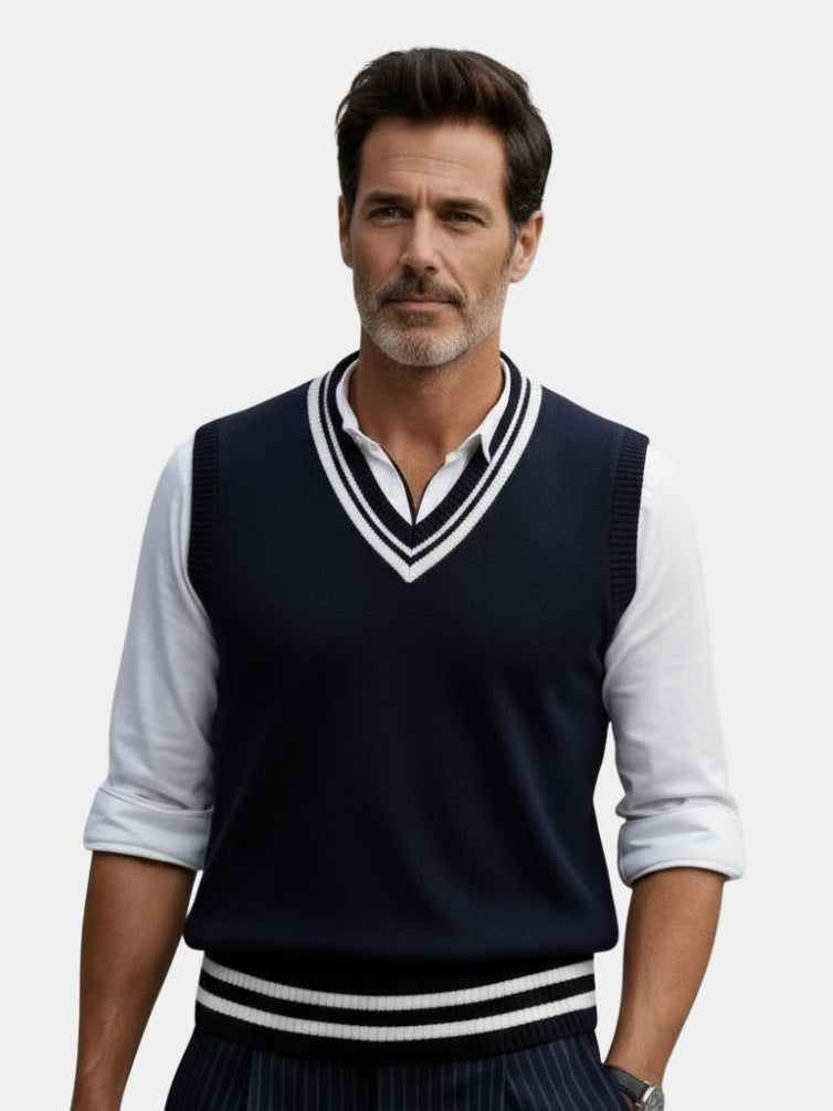 Gilet Essenziale in Maglia Old Money - Viretti