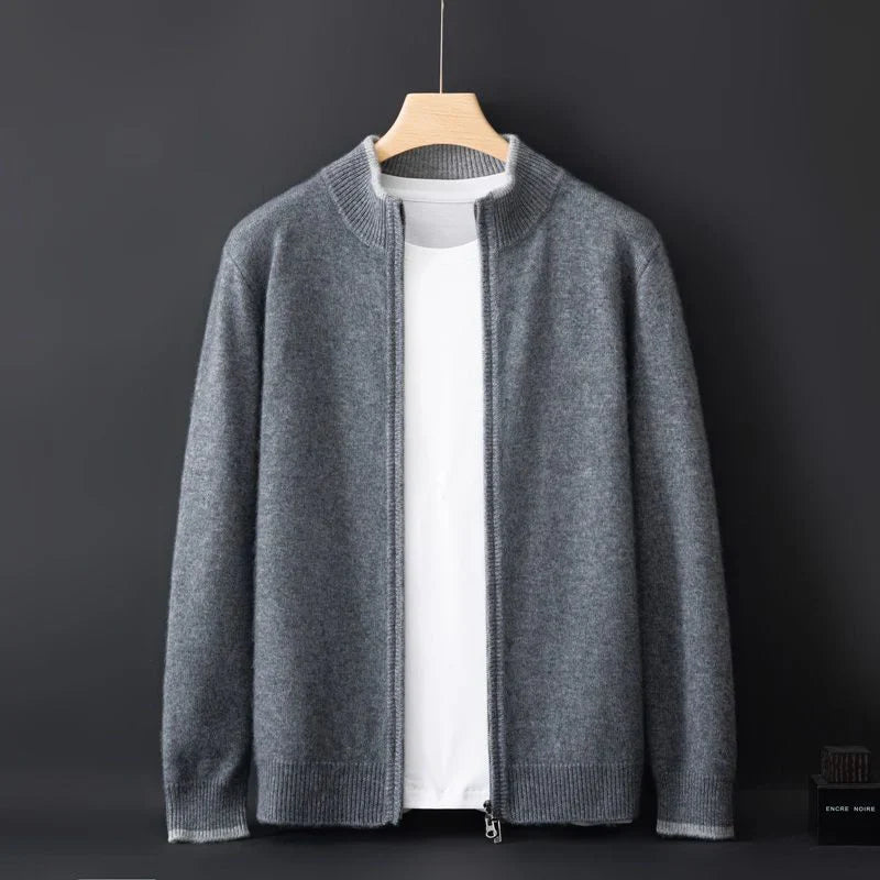 Giacca Zip in Cashmere Riku