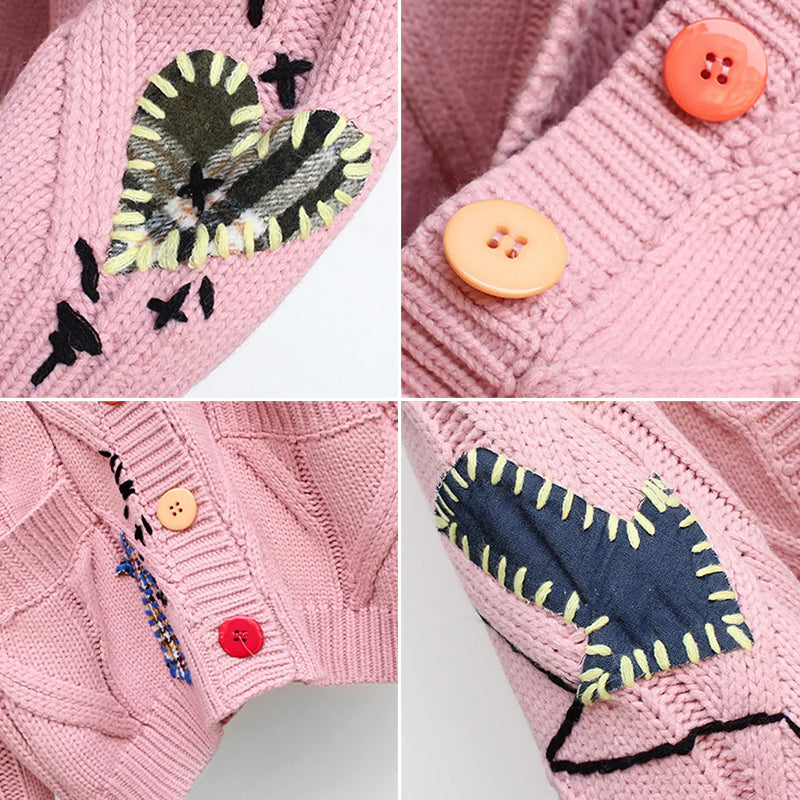 Cardigan Retro Revival di Valentina Rossi