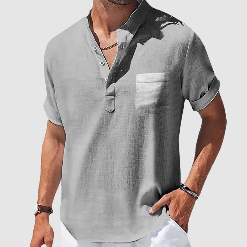 Camicia Henley Sunwalk Roberto Russo