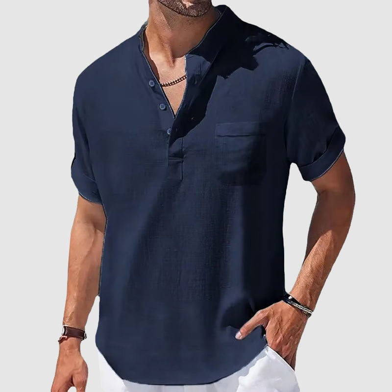 Camicia Henley Sunwalk Roberto Russo