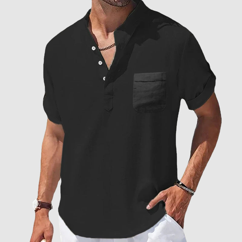 Camicia Henley Sunwalk Roberto Russo