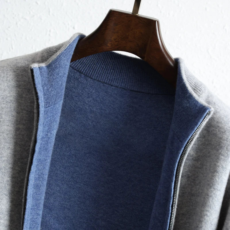 Giacca Zip Ellington 100% Cashmere