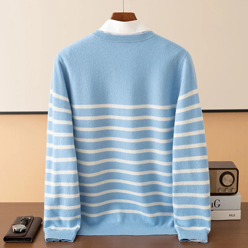 Maglione in Lana Merino Marittima