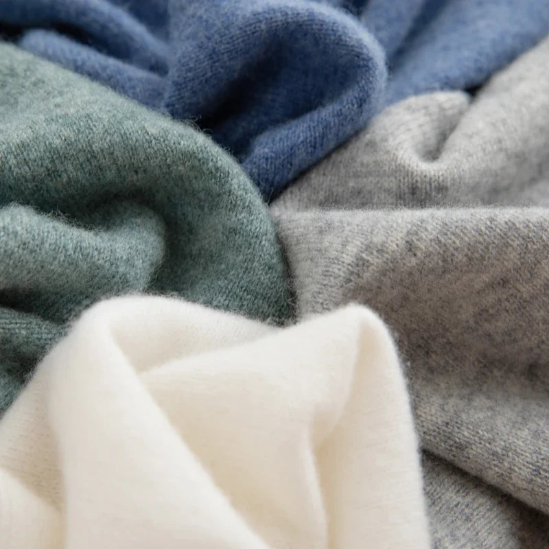 Camicia a maniche corte in cashmere Somer