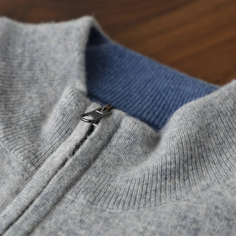 Giacca Zip Ellington 100% Cashmere