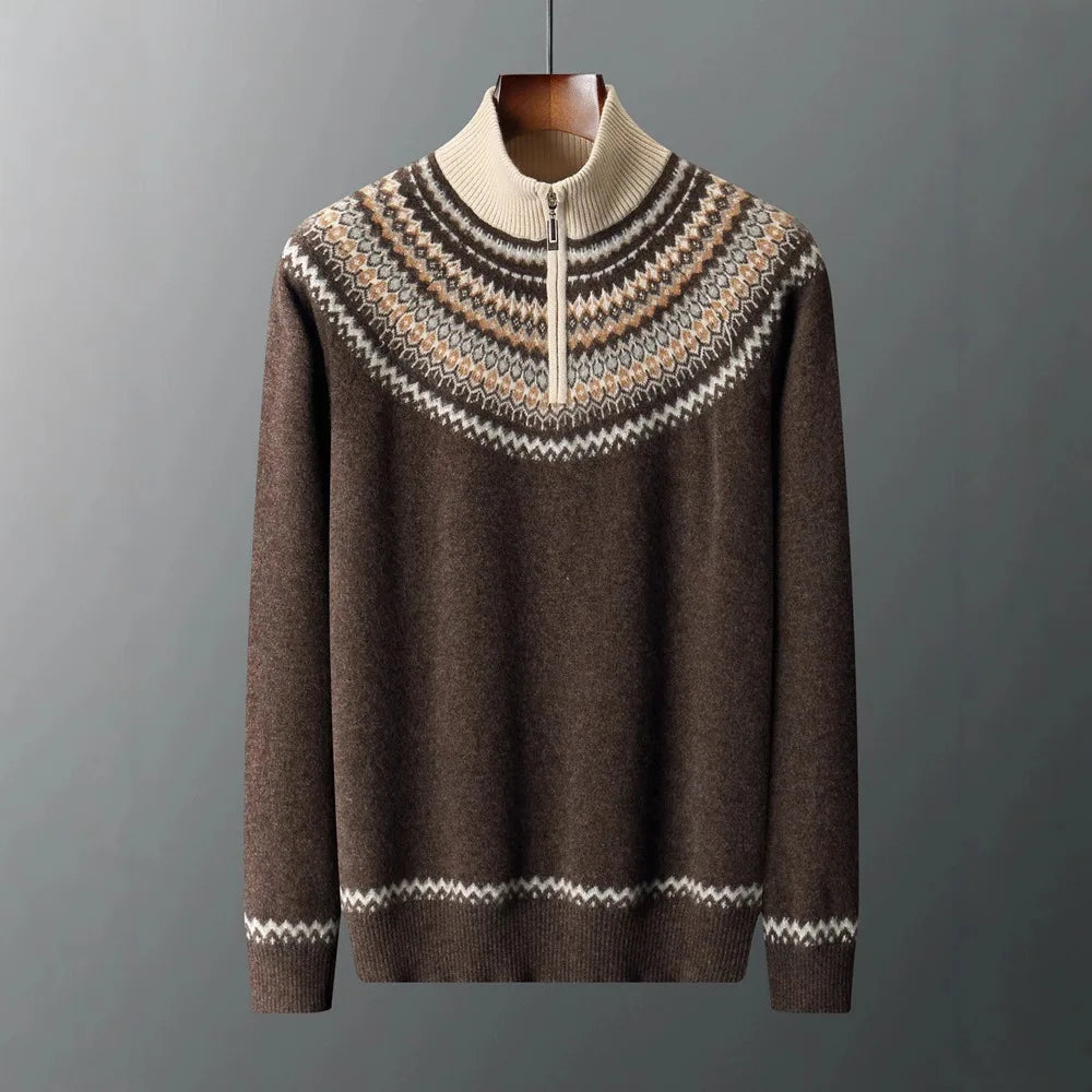 Maglione Half-Zip 100% Cashmere Evan