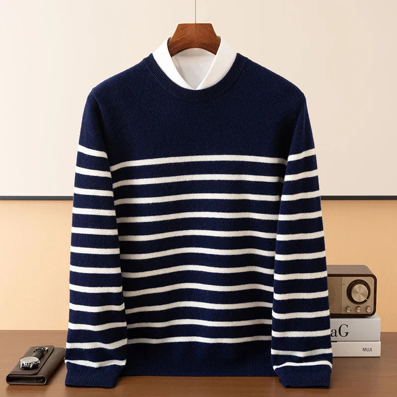 Maglione in Lana Merino Marittima