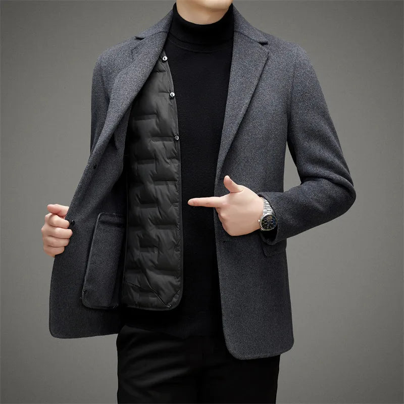 Set di Cappotto in Lana Vergine Grant Hale