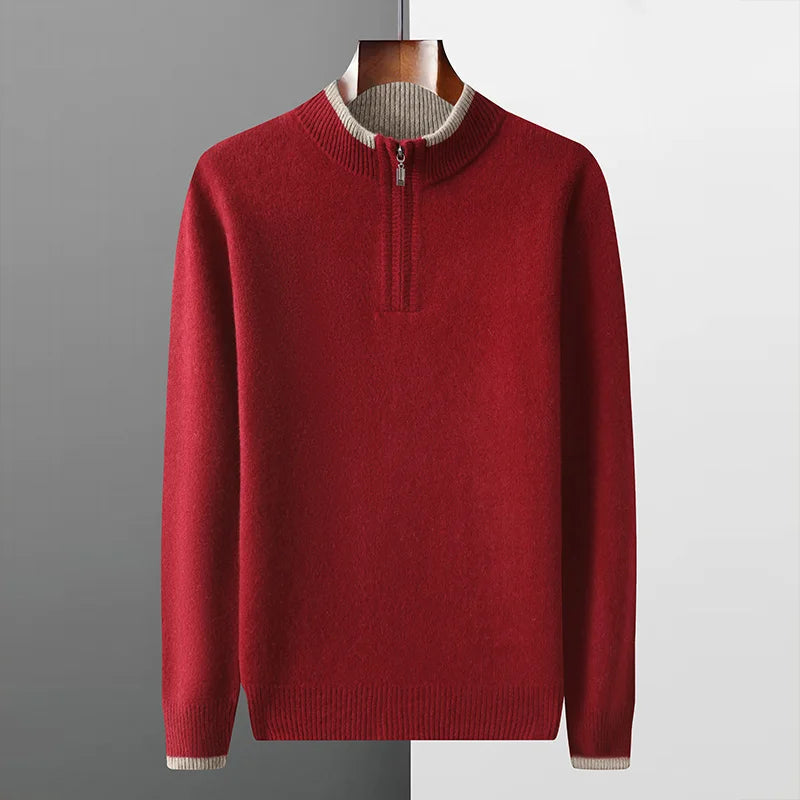 Bellamy Cashmere Quarter Zip