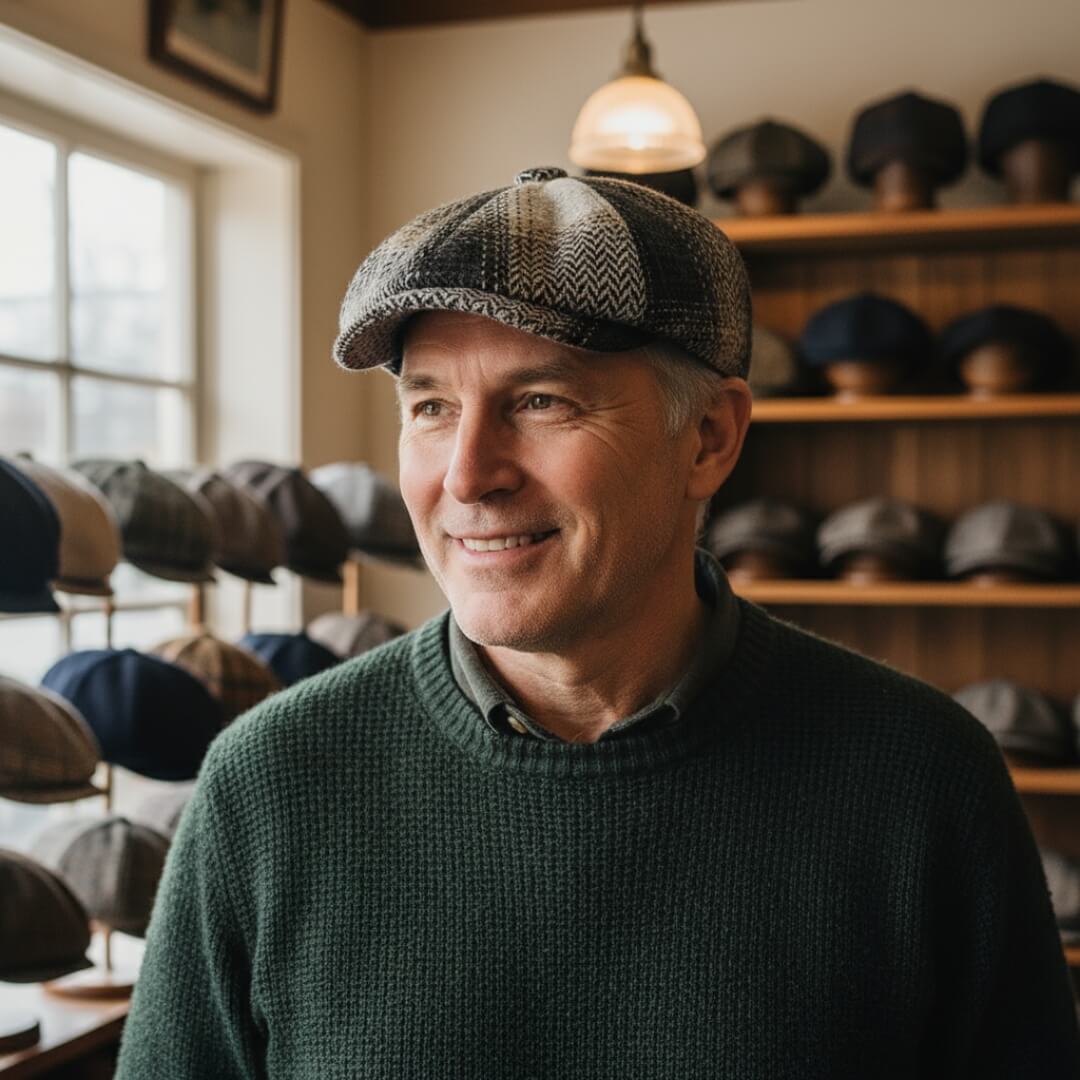 Cappello Newsboy in Mistura di Lana | CINCINNATI