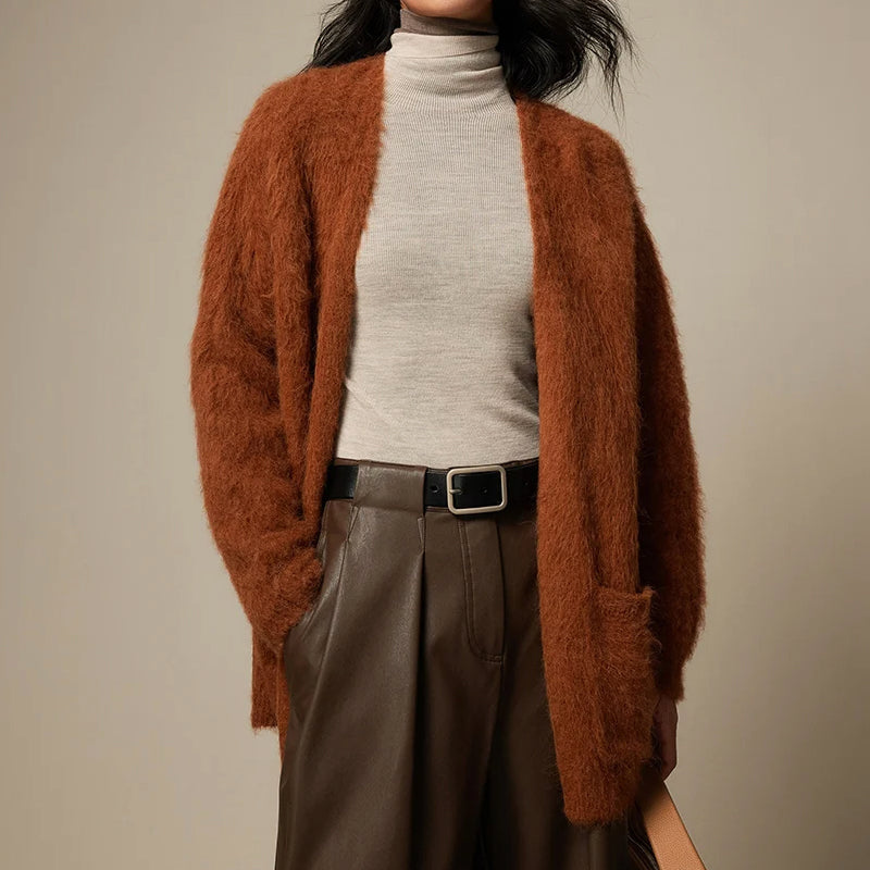 Cardigan Ultra Soft in Alpaca Sofia Amoretti