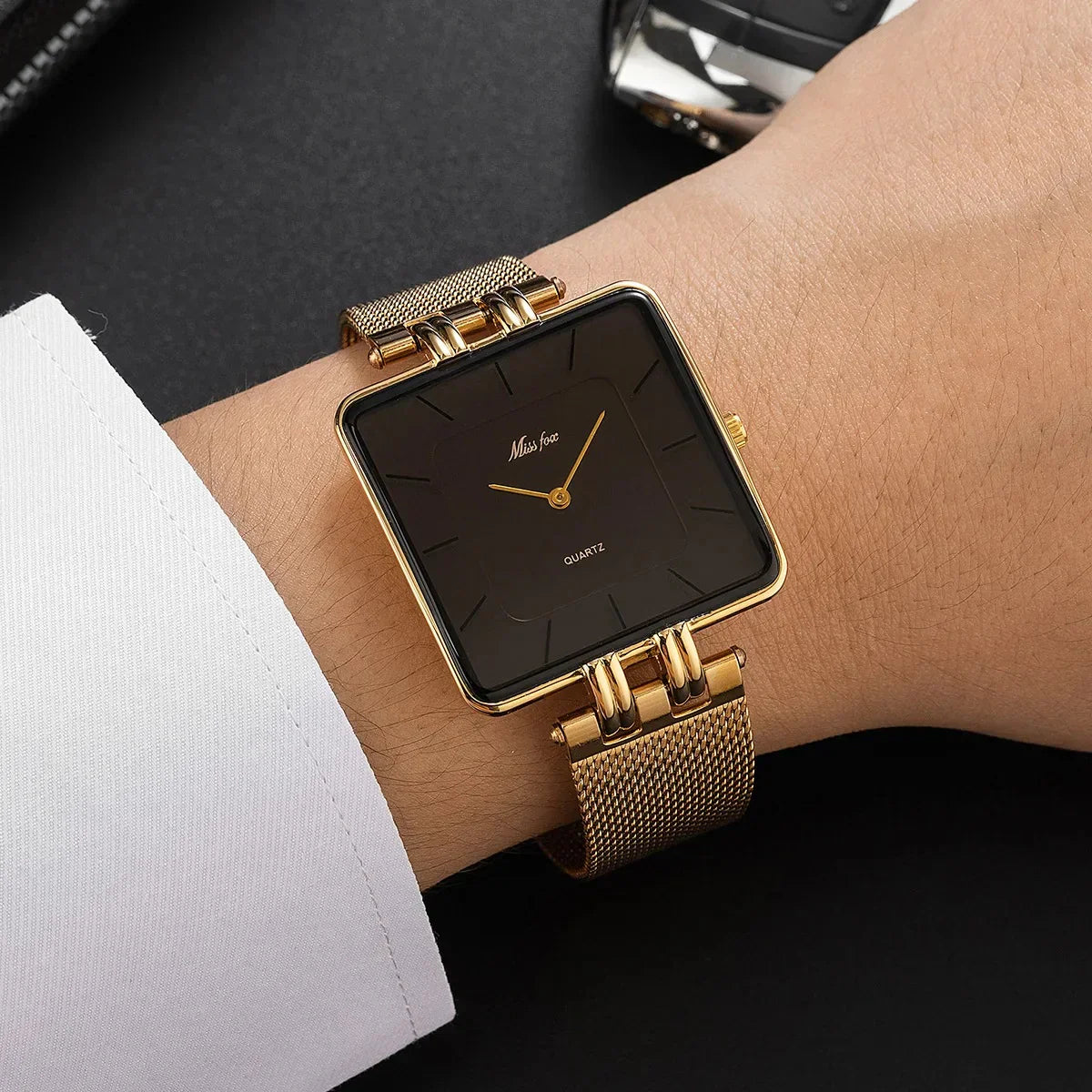 Orologio Mesh Oro Bold Statement