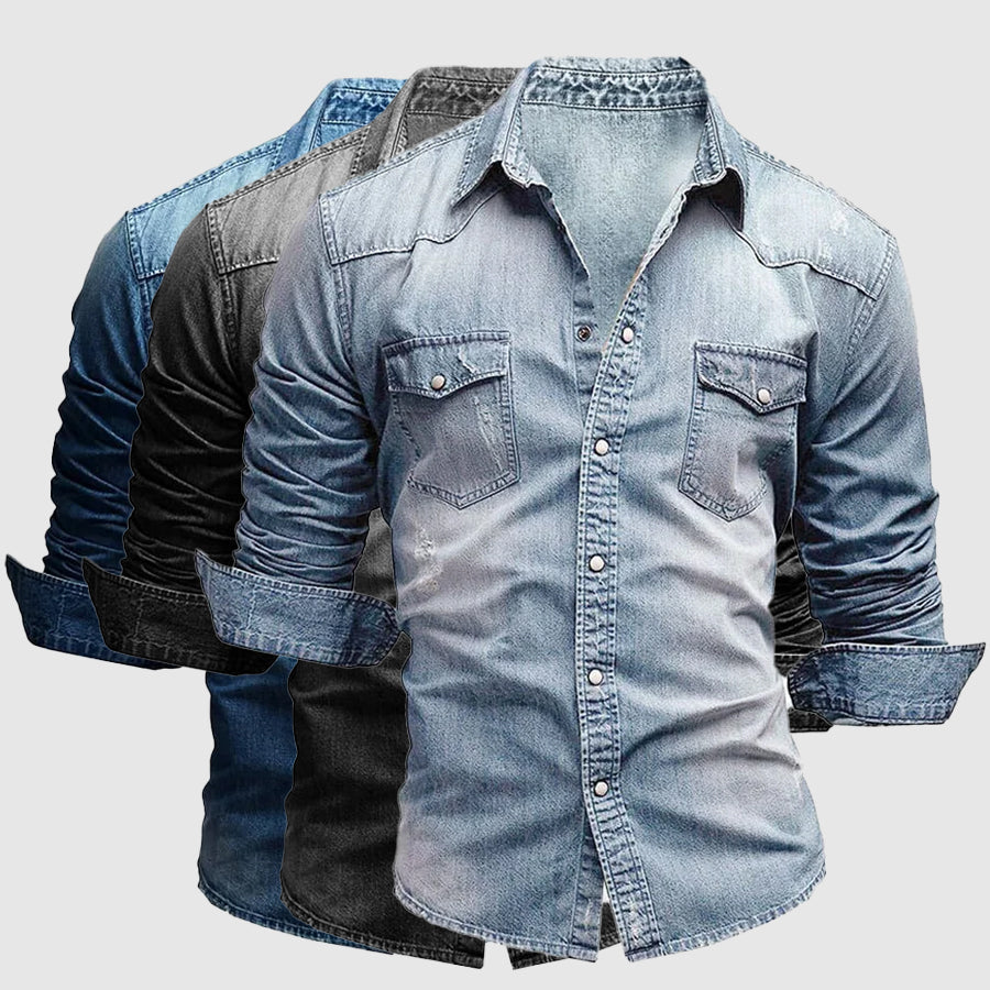 Camicia in Denim Theodore Willow Miami