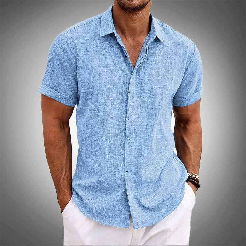 Camicia in Lino Tropicale Theodore Willow