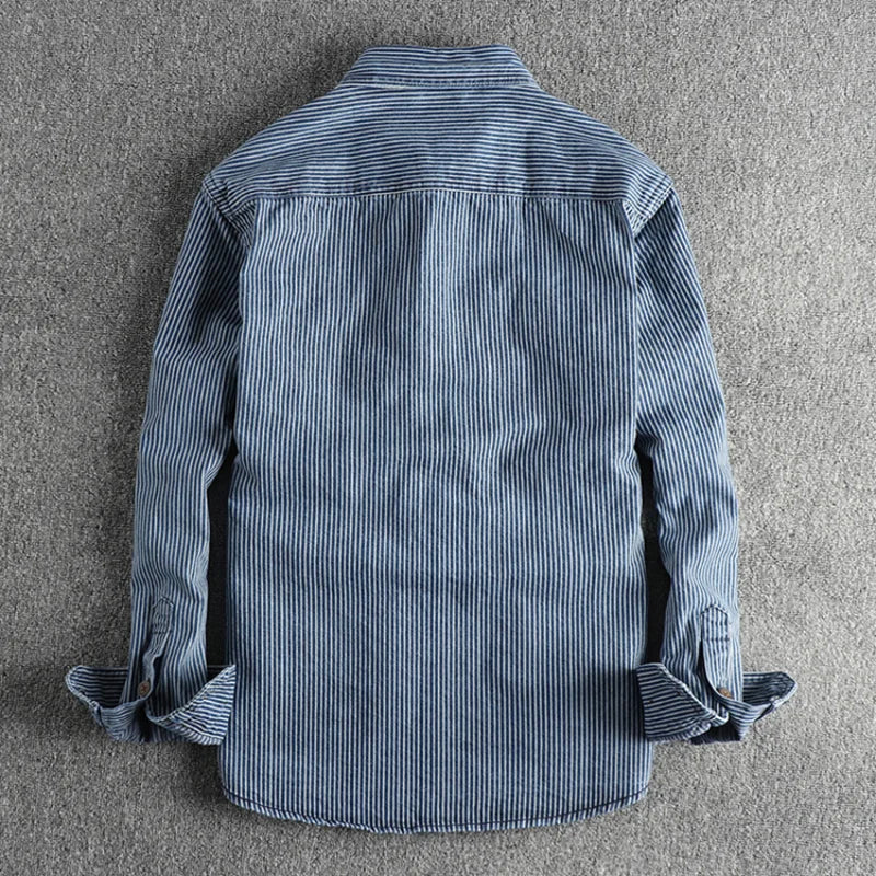 Camicia in Denim Vintage Theodore Willow