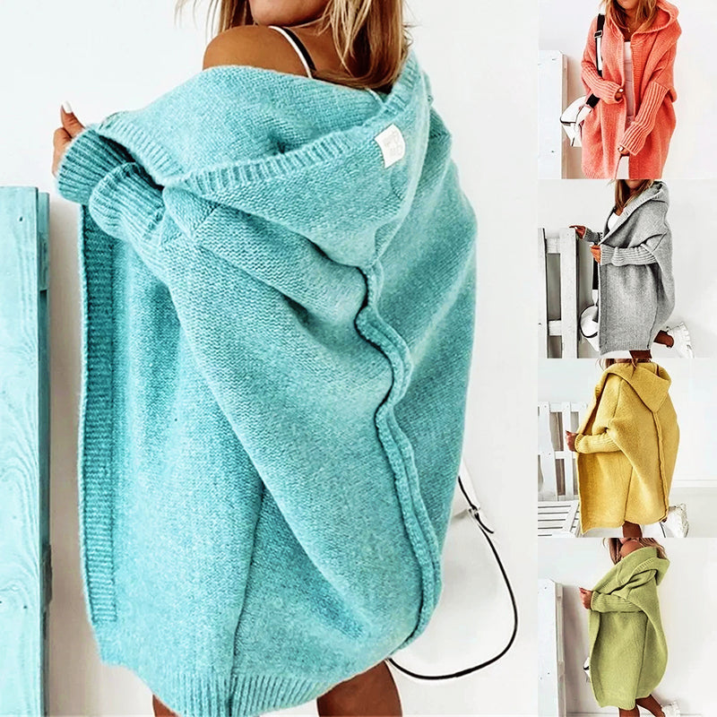 Cardigan in Maglia Larga Valentina Rossi