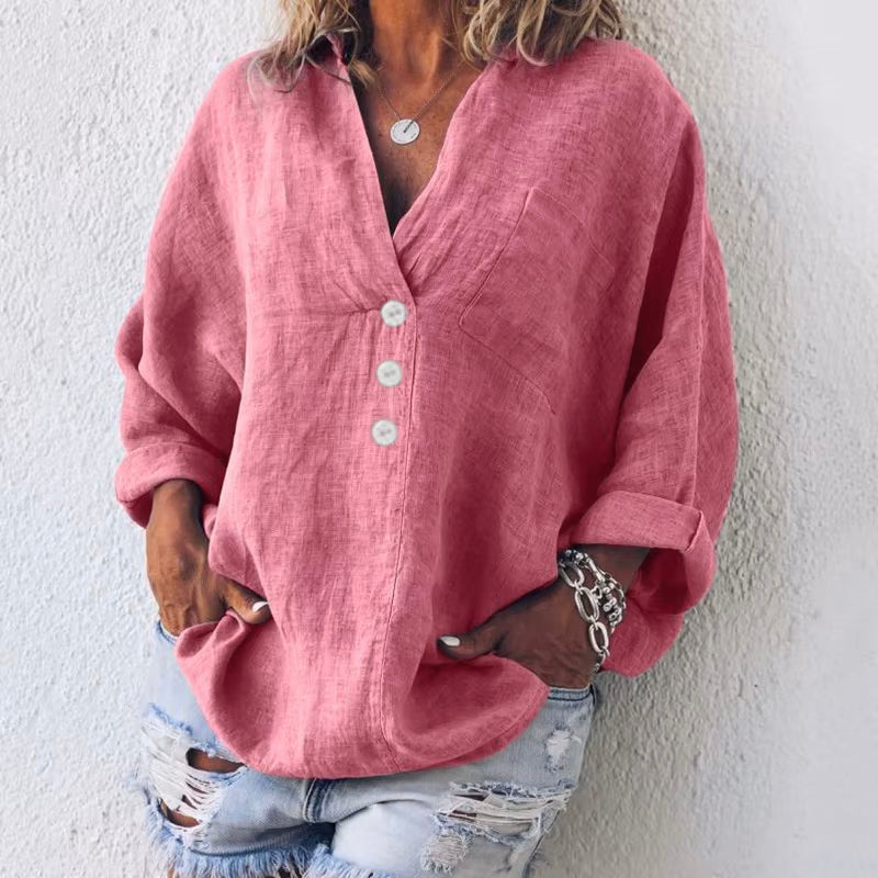 Blusa in Lino Valentina Rossi Tuscania