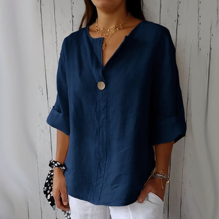 Blusa in Lino Valentina Rossi Valence