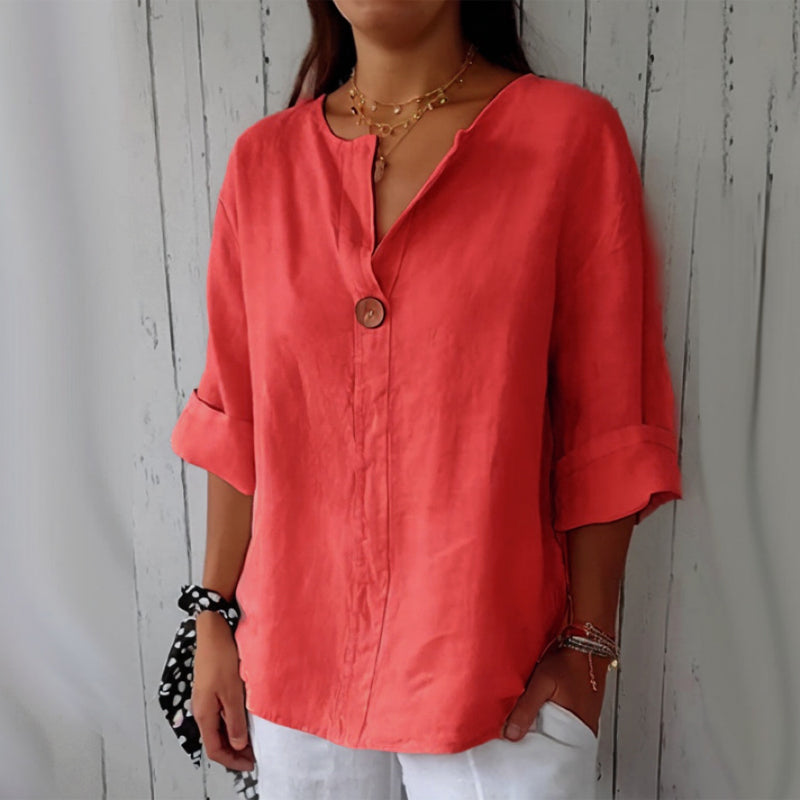 Blusa in Lino Valentina Rossi Valence