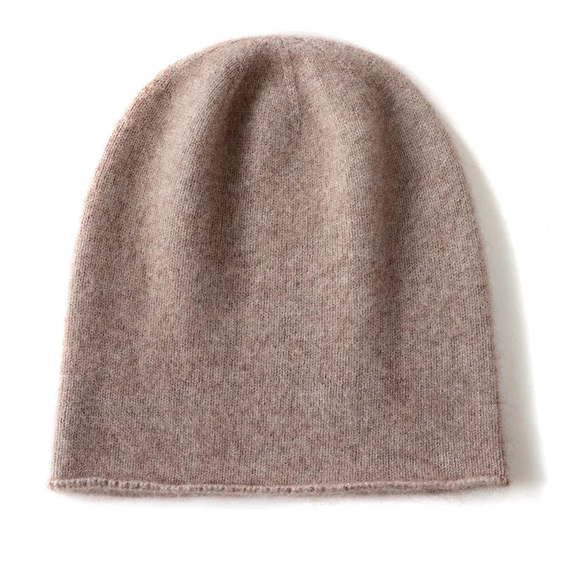 Beanie Slouch in Mistura di Cashmere per Donna