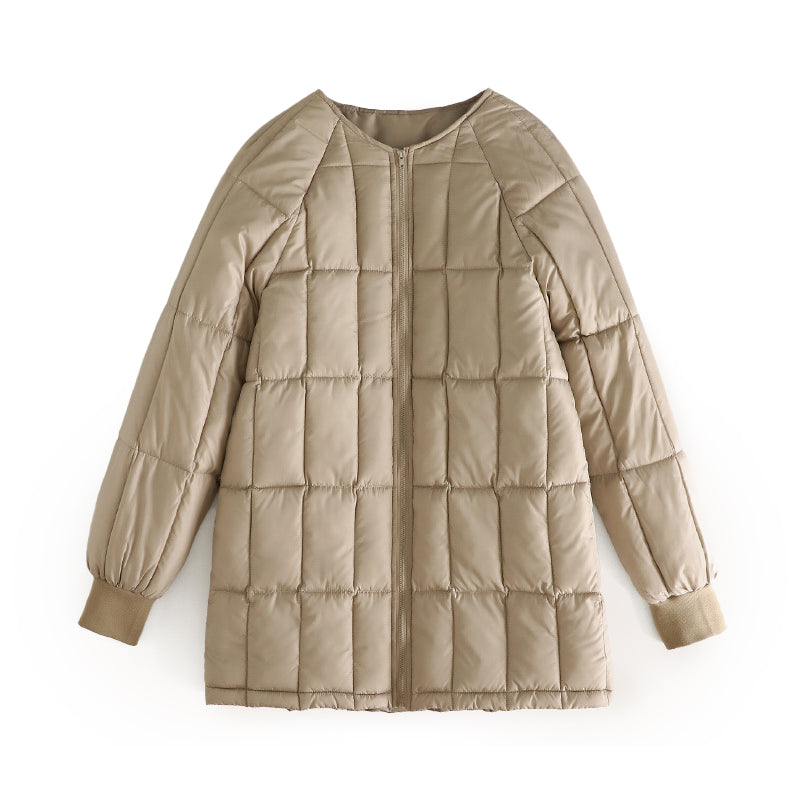 Parka lungo da donna con fodera interna removibile