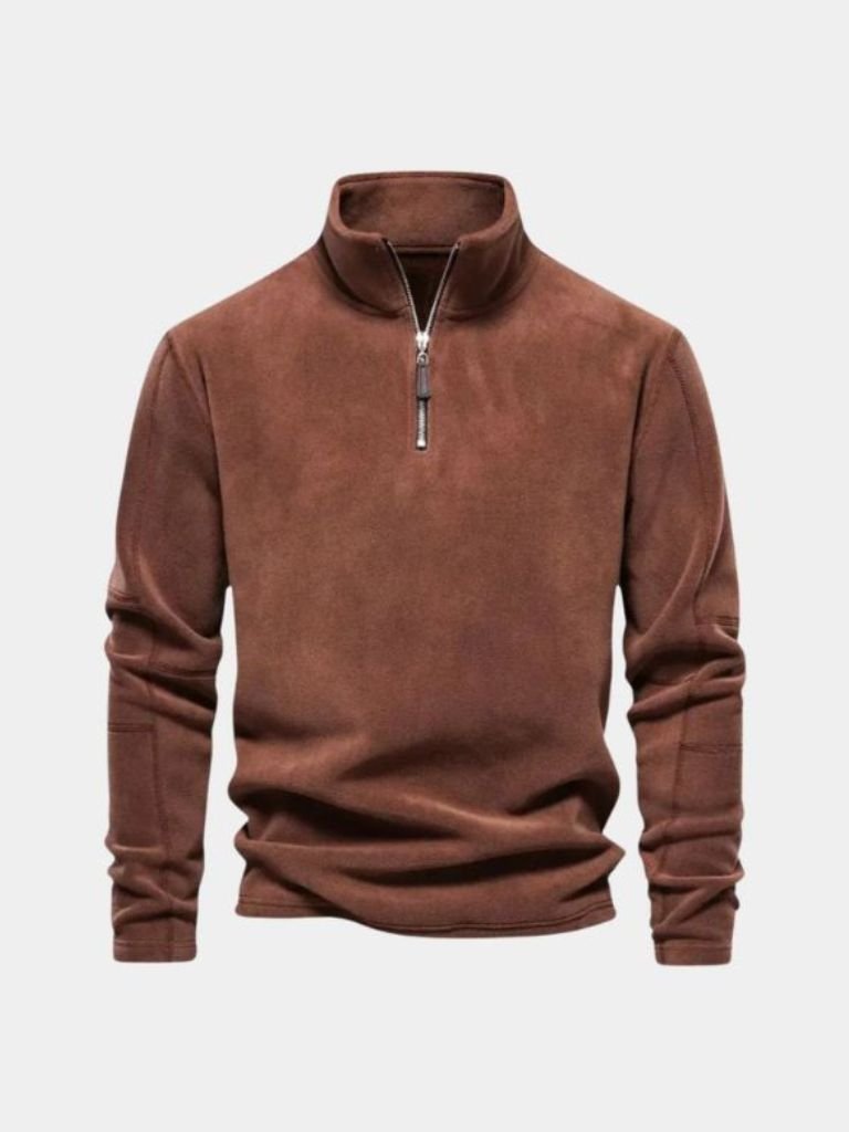 Maglione Alpine con Zip a Quarto