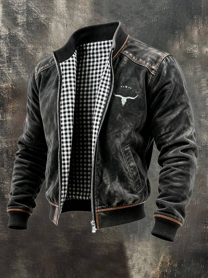 Giacca da esterno per uomo in stile vintage