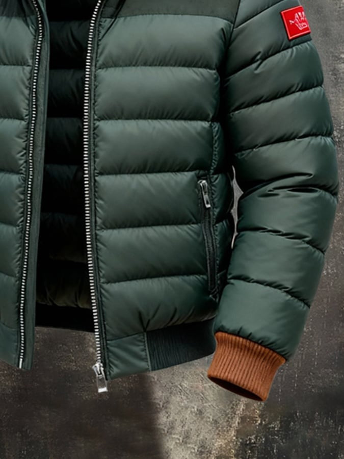 Giacca a vento con cappuccio per uomo