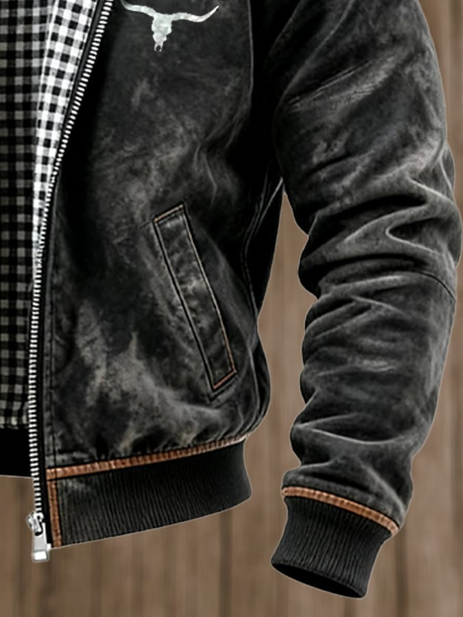 Giacca da esterno per uomo in stile vintage