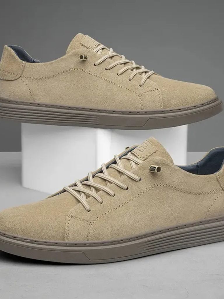 Scarpe in Pelle Suede Marrone - Viretti