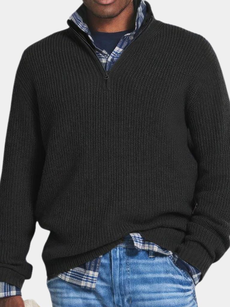 Maglione Classic Highland a Mezzo Zip - Viretti