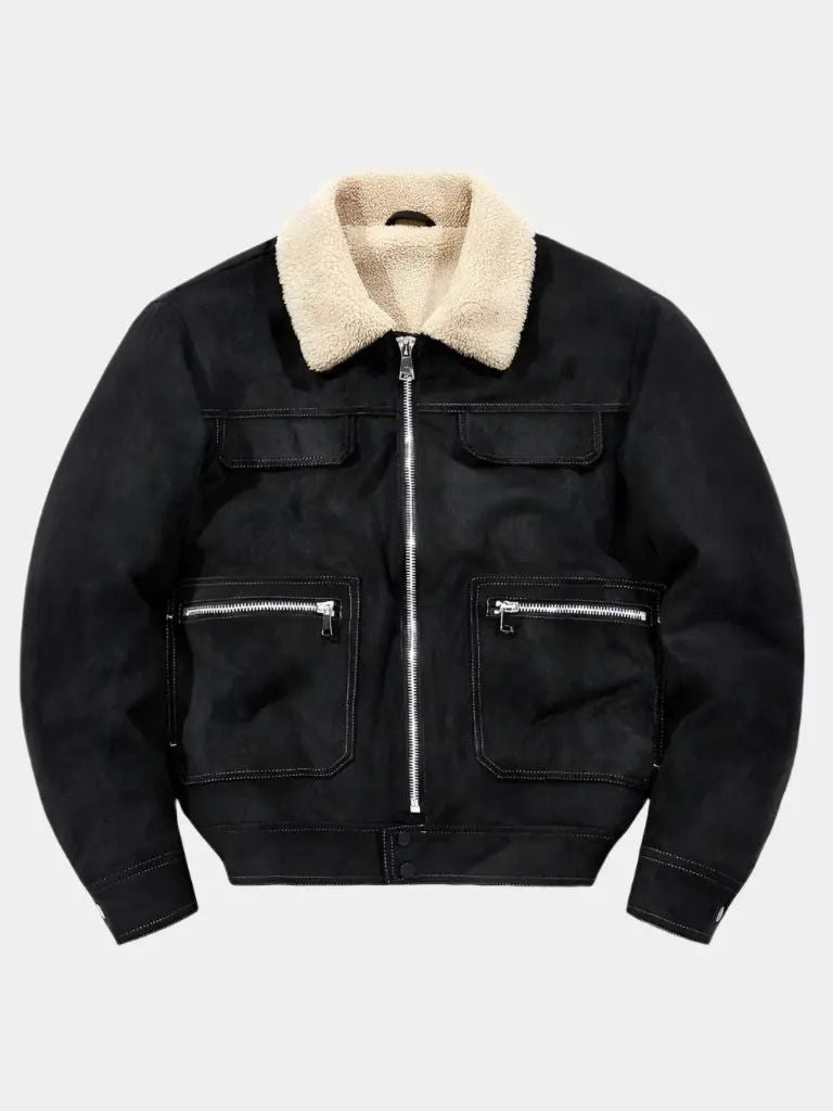 Giacca in Suede Fleece Essenziale - Viretti