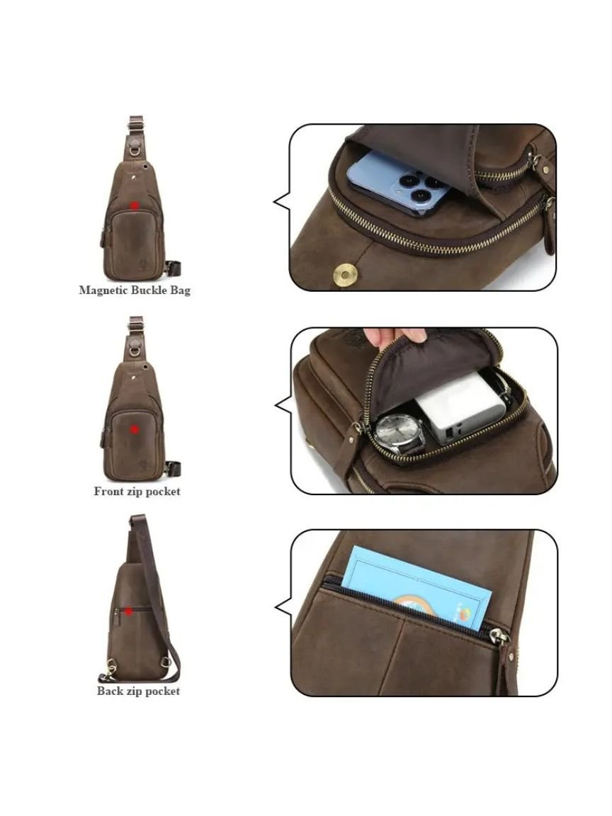 Borsa a Spalla in Pelle Essenziale - Viretti